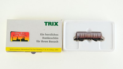 Minitrix N Klappdeckelwagen Spielwarenmesse Nürnberg 2004 