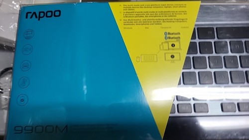 RAPOO 9900M Multi-mode Wireless Ultra-slim Keyboard & Mouse - Bluetooth 4.0, 2.4