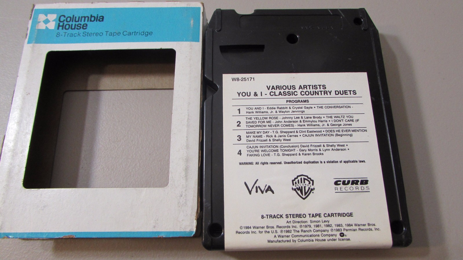 Rare Columbia House 1984 Release You & I 8 Track...Tested..