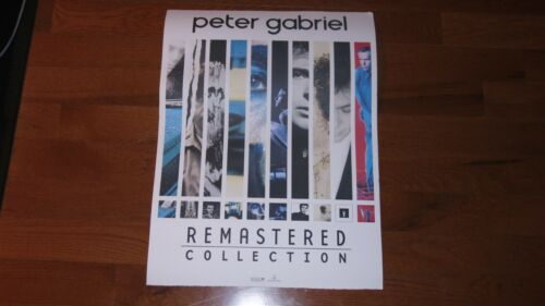 PETER GABRIEL REMASTERED COLLECTION cd PROMO POSTER 18x24 lithograph fast ship
