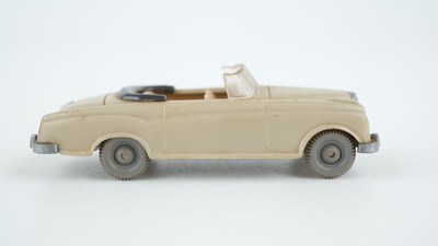 Wiking H0 143/1 F Mercedes 220 Cabrio 55 hellgelbgrau/anthrazit beige Sitze 1958