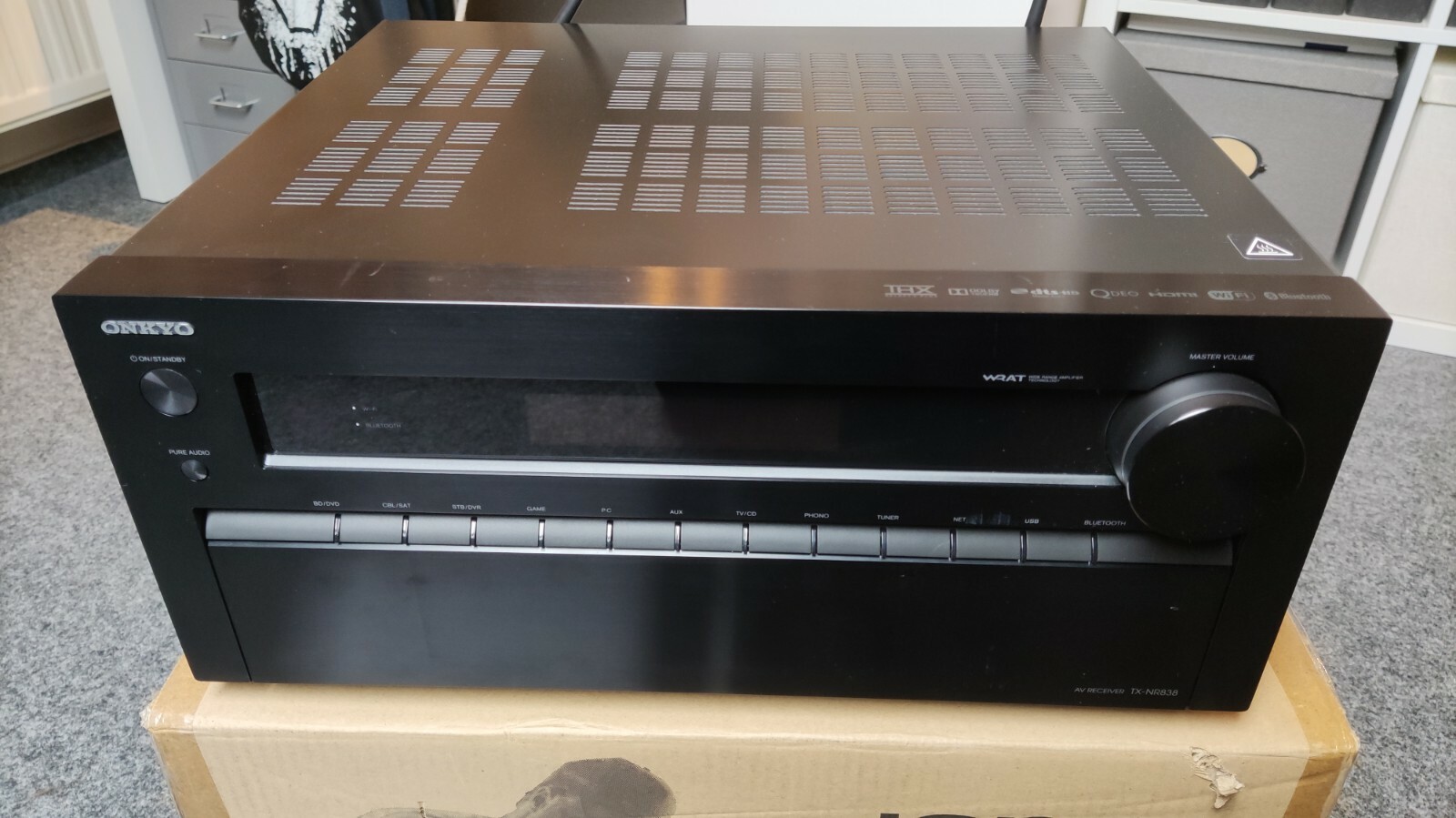 Onkyo TX NR 838, THX select 2 plus, Dolby Atmos, 7.2, AV Receiver, HDMI