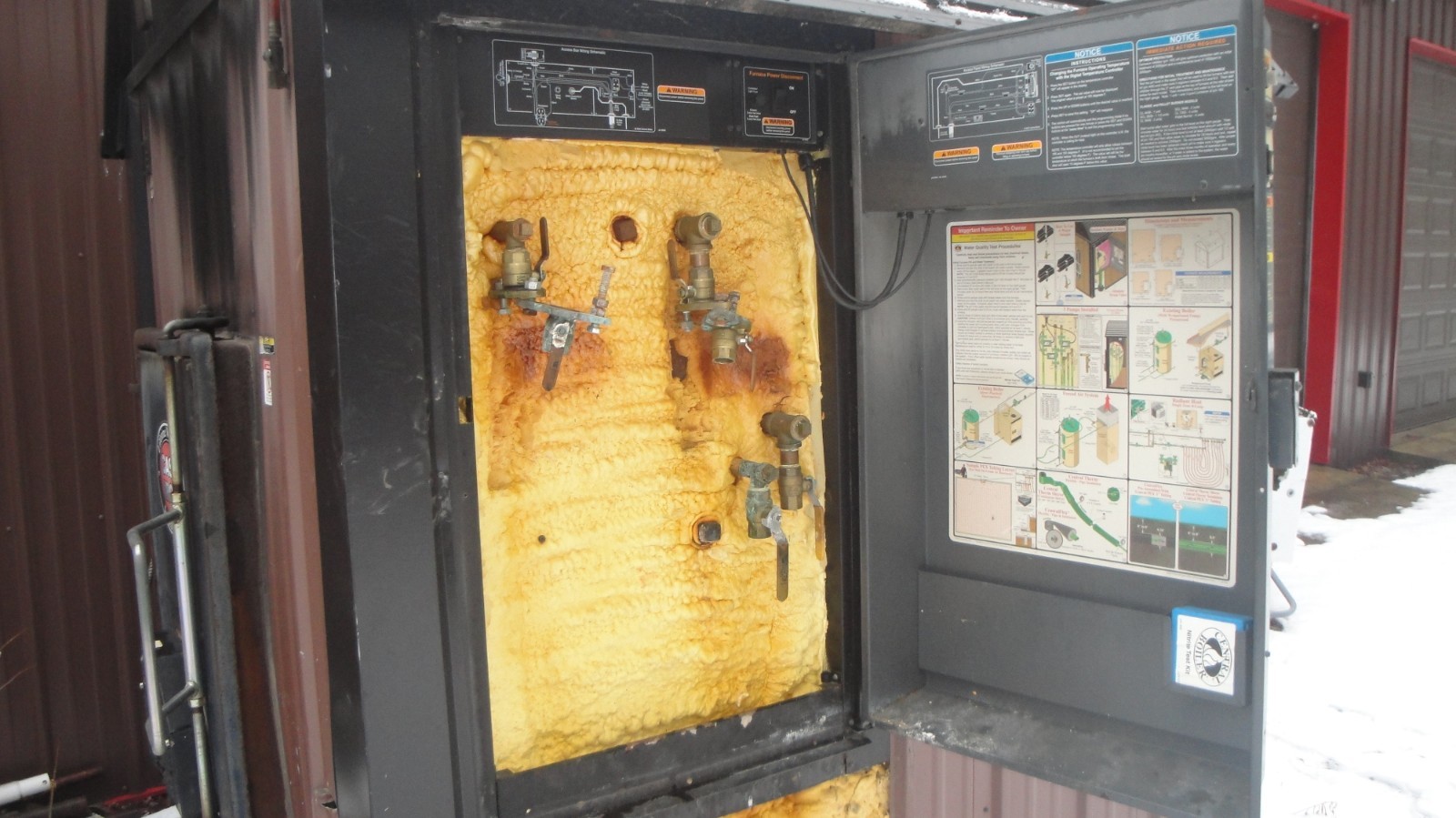 Central Boiler Outdoor Wood Furnace Model CL 5648 Ready To Work!