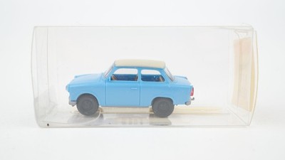 Wiking H0 12913 Trabant 601 S hellblau mit weißem Dach
