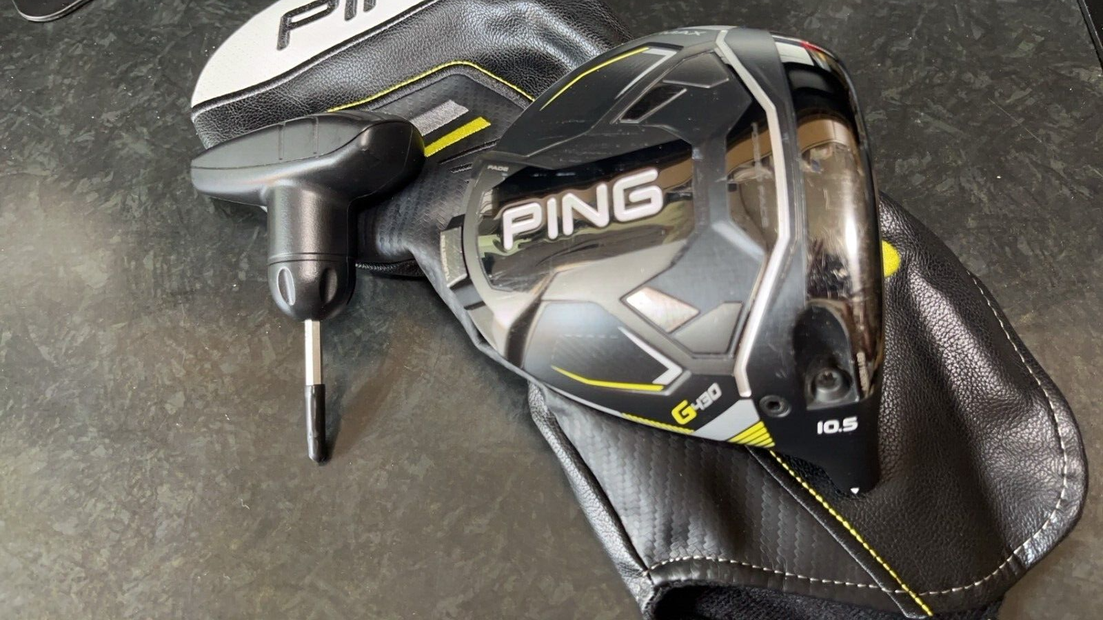 Ping G430 MAX 10.5 Driver Head Only Crack on the Head Ping G430 MAX 10.5 Driver Head Only Crack on the Head