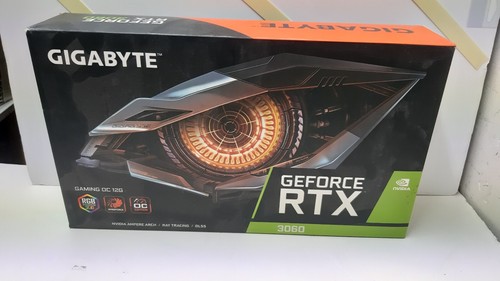 GIGABYTE GeForce RTX 3060 Ti 中古 Gigab GEFORCE RTX 3060 original box include inside foam . No
