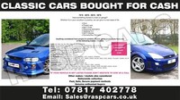 Honda NSX or S2000 Civic TYPE R Integra WANTED - ANY AGE OR CONDITION 