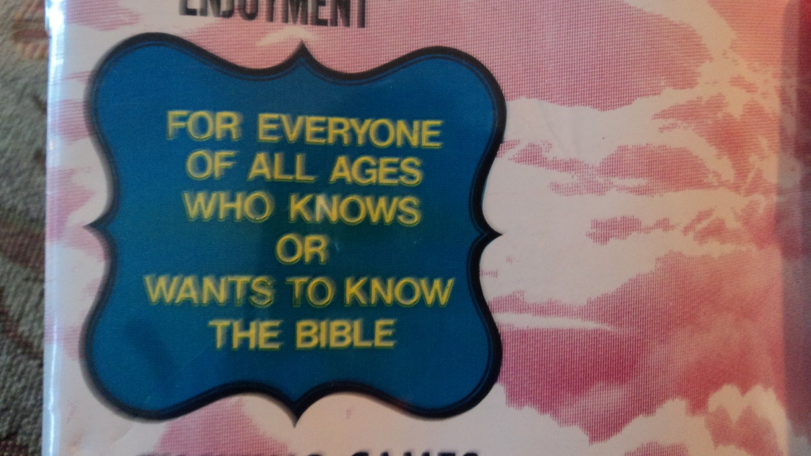 YES&KNOW The Bible OLD Testament Quiz & Game Book Invisible Ink NEW/Sealed FREE