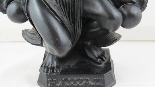 Vintage Hip Origanl Figurine - Male Polynesian Dancer - Made With Lava