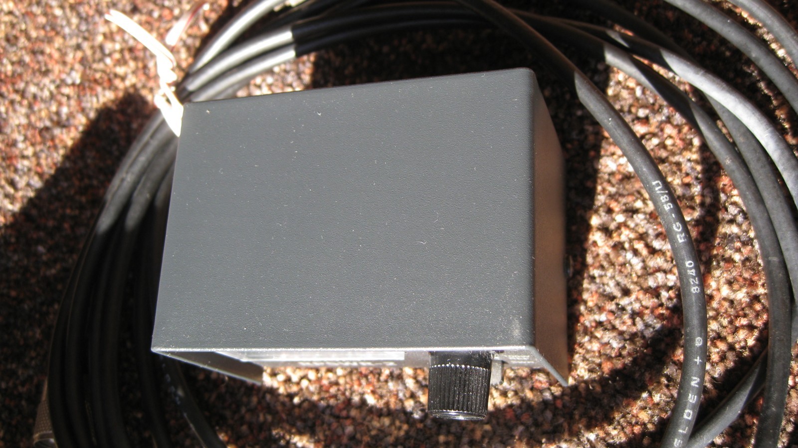 cb swr power meter roadpro rpswr-2 and coax cable