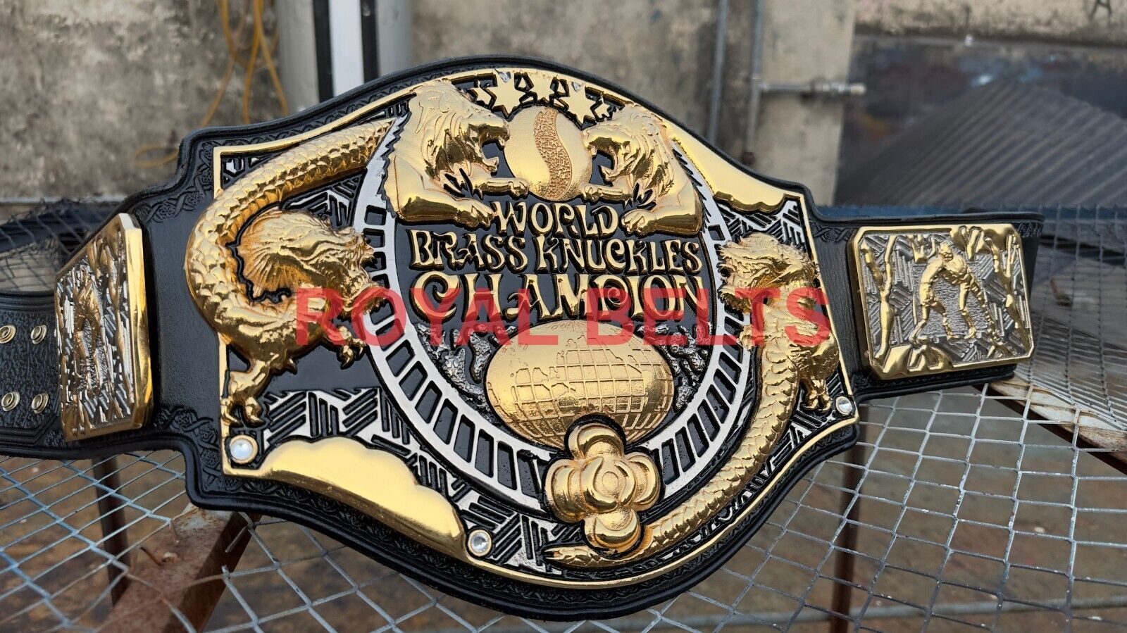 Hayabusa World Brass Knuckle Old School Championship Title Hayabusa World Brass Knuckle Old School Championship Title