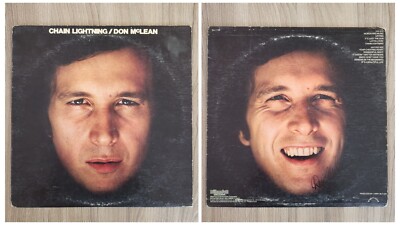 Don McLean Signed Chain Lightning Vinyl Record LP LEGEND RAD