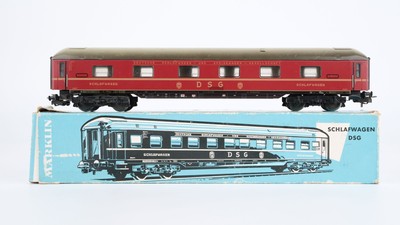 Märklin H0 4064 Reisezugwagen (DSG Schlafwagen) WLAB4üm / WLABüm 33 der DB