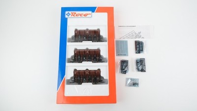 Roco H0 44074 Güterwagen Set Muldenkippwagen DB 3 tlg.