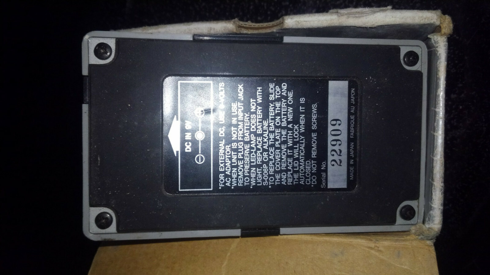 series 10 s10d distortion pedal with original box mij