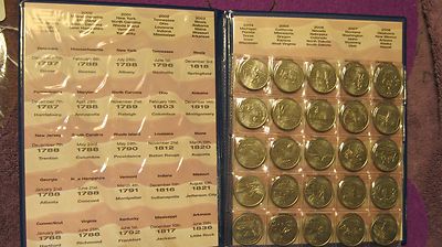 WASHINGTON QUARTERS STATEHOOD COMMEMORATIVES 1999-2008 IN BINDER