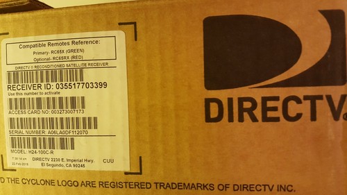 DIRECTV H24 TV ReceiverUsed for 3 months.  Works great.  Just sold our RV.