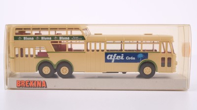 Brekina H0 62010 Büssing 1 1/2-Decker AfriCola/Bluna