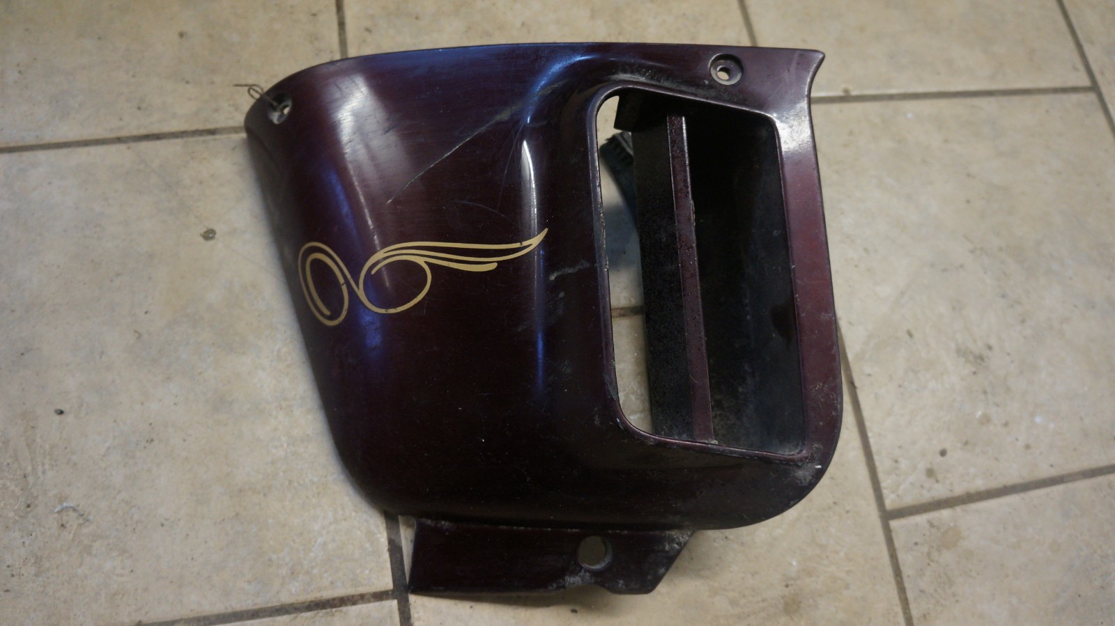 86-03 KAWASAKI ZG1200 Left SIDE COVER FAIRING COWL 55028