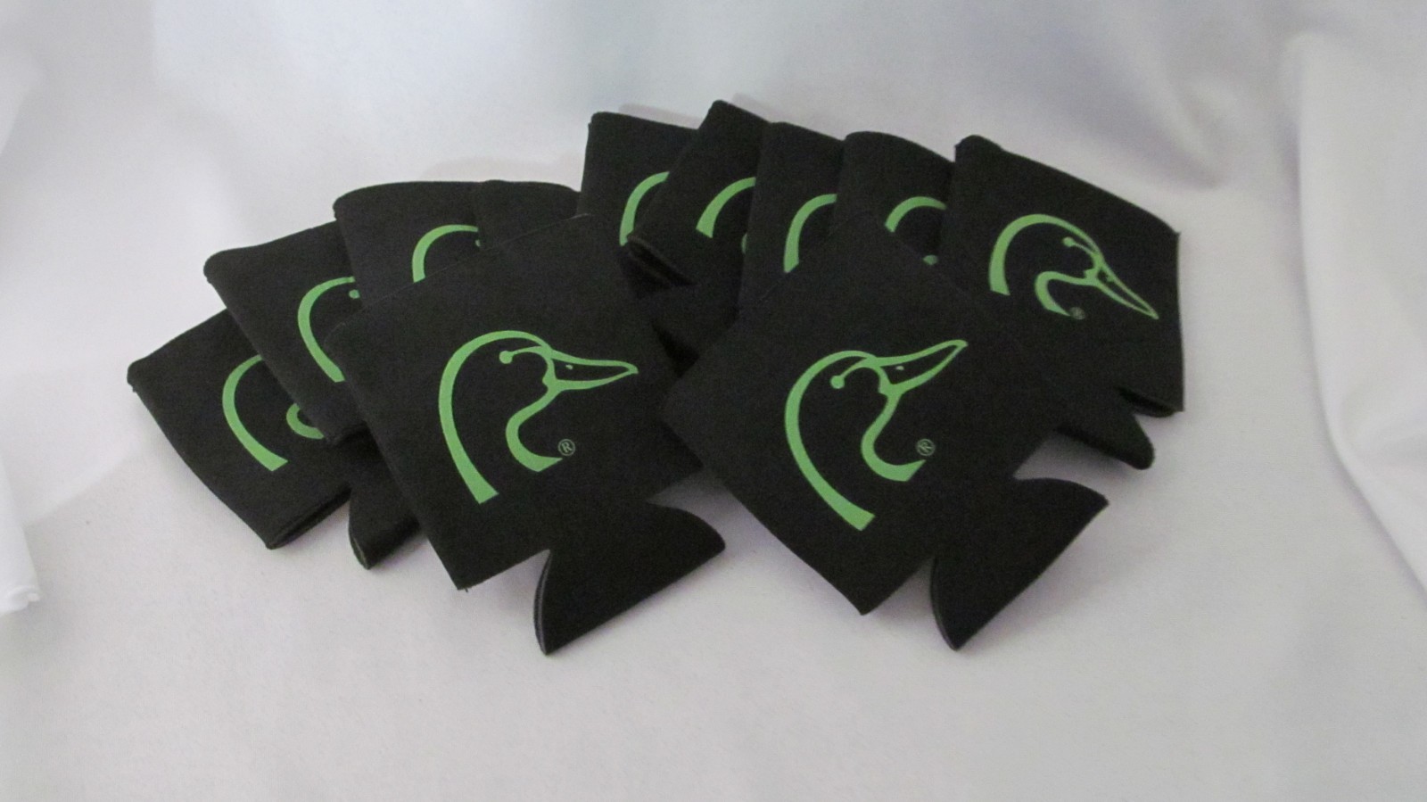 Lot of 12 NEW BEER COOZIE KOOZIE cozy cooler can 12 oz Bottle Duck Head