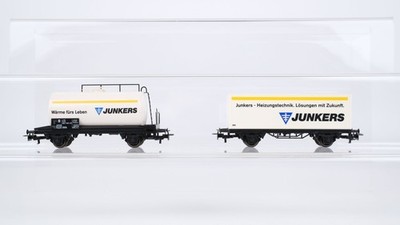 Märklin H0 Konvolut Junkers Containertragewagen Kesselwagen