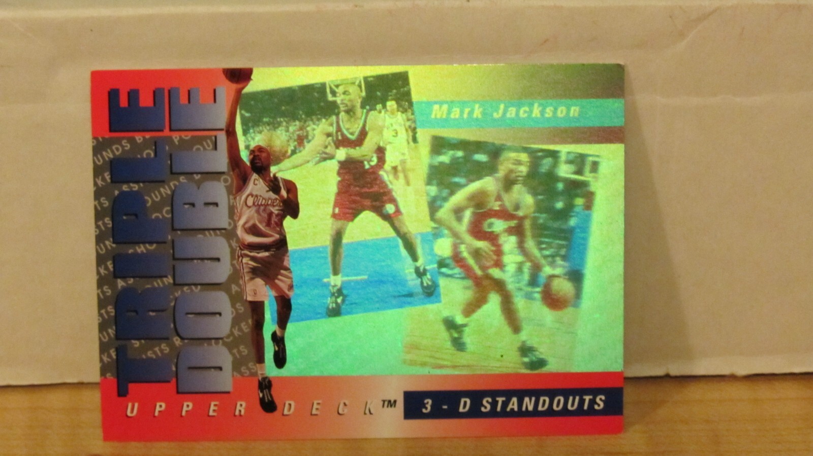 1993-94 Upper Deck Triple Double 3-D Standouts Mark Jackson #TD5
