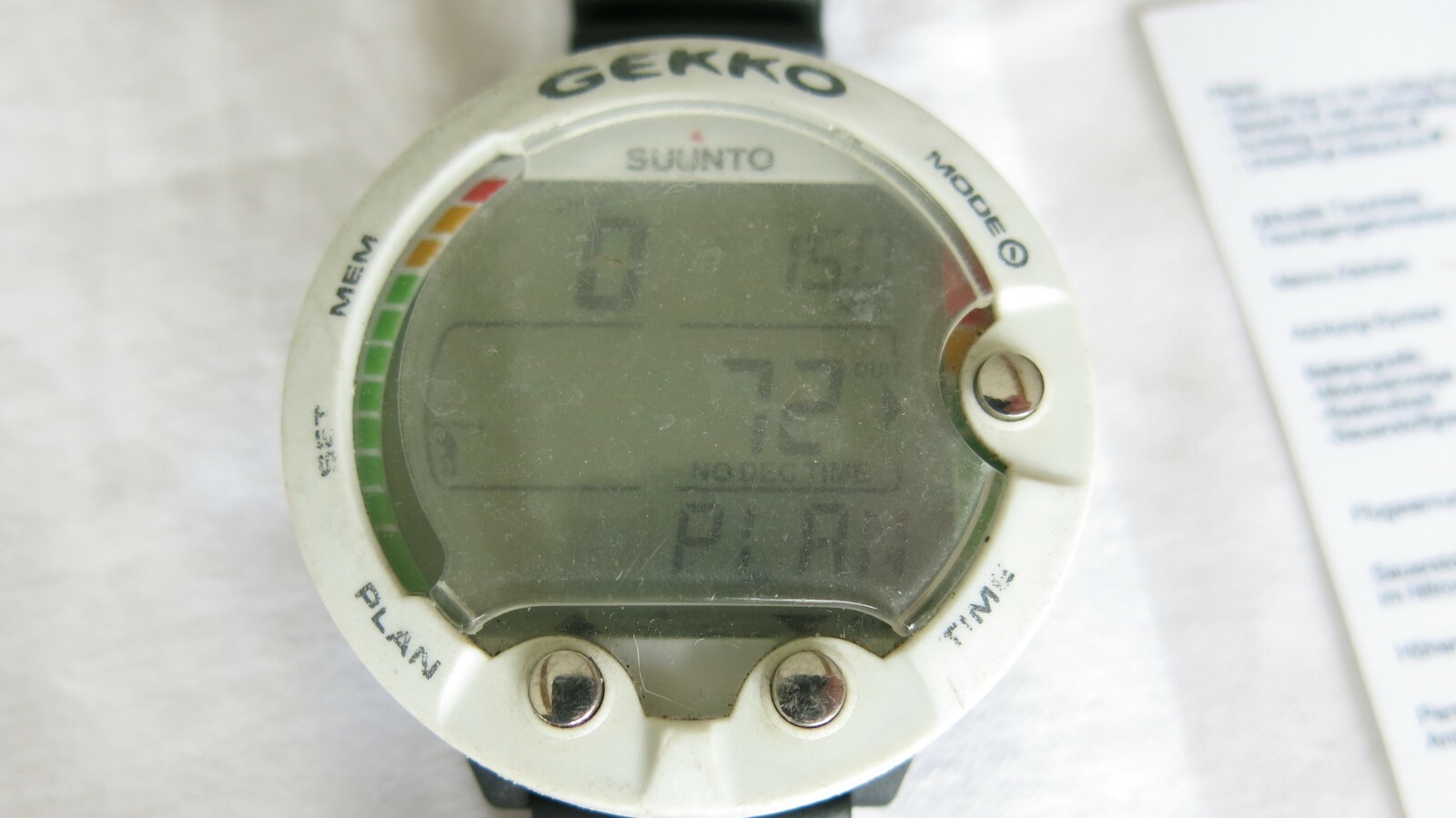 Tauchcomputer Suunto Gekko