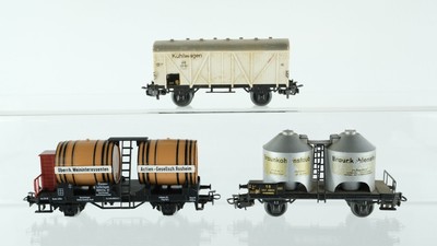 Märklin H0 Konvolut Weinfasswagen mit Bremserhaus Silowagen 