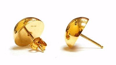 14k Yellow Gold Excellent Stud  ball Earrings.Anniversary or Friendship Gift