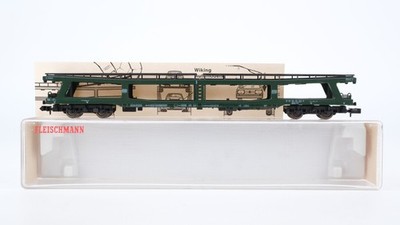 Fleischmann N 8284 Autotransportwagen unbeladen DDm 915 DB