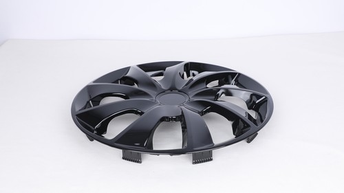 4*16" Black Lacquer Snap On Wheel Hub Caps Trim Rings fit R16 Tire & Steel Wheel