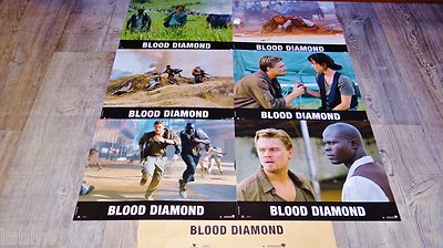 BLOOD DIAMOND leonardo di caprio Jennifer Connelly  jeu photos cinema lobby card