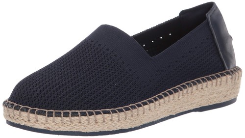 

Женские эспадрильи Cole Haan Cloudfeel морского синего цвета/кожи/натурального джута США 8,5, Marine blue/leather/natural jute