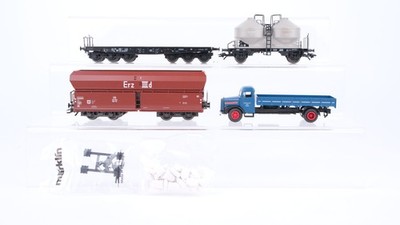 Märklin H0 Konvolut Silowagen Selbstentladewagen 