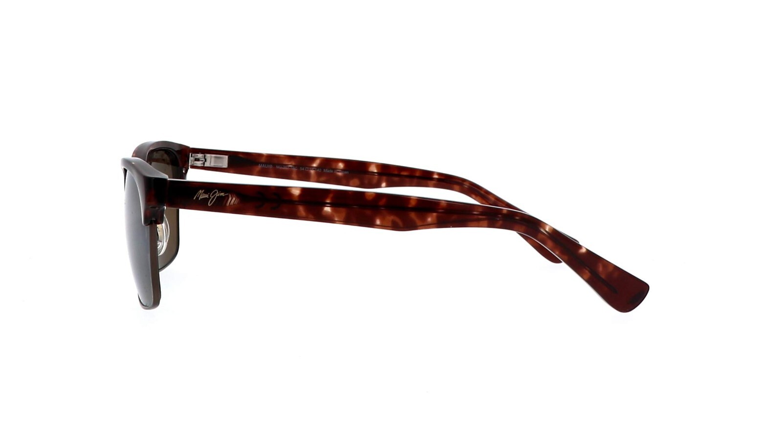 Pre-owned Maui Jim Kawika H257-16c - Tortoise Antique Gold Frame / Bronze Lens In Brown