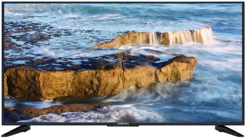 50 Inch 4K UHD TV LED Sceptre 50" Class with 3 HDMI, USB, HD