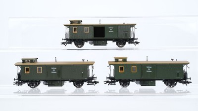 Märklin H0 Konvolut Württemberger Gepäckwagen Länderbahn
