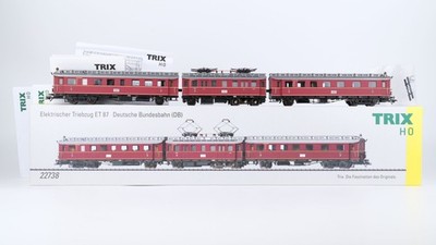 Trix H0 22738 Triebzug BR ET 87 SBB Gleichstrom Digital Sound Mfx