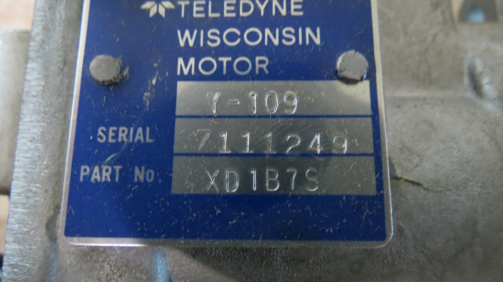 NOS OEM Magneto Fairbanks XD1B7S - 1 Wisconsin Model BKND Engine INCOMPLETE