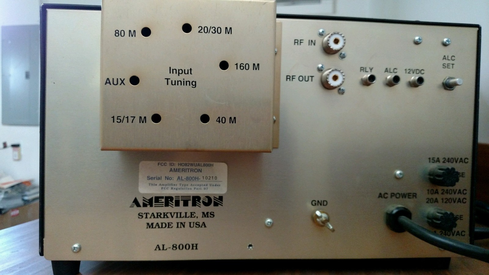 Ameritron AL-800H (Eimac) HF Amplifier - Excellent Condition