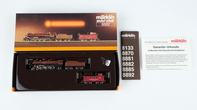 Märklin Z 8882 US Dampflok BR 5400 mit Begleitwagen Pennsylvania Railroad (vermu