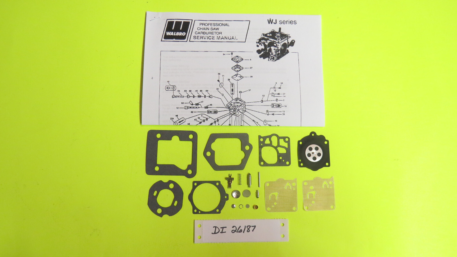 Pioneer Chainsaw P42 P52 P60 P62 Carburetor Walbro WJ20A