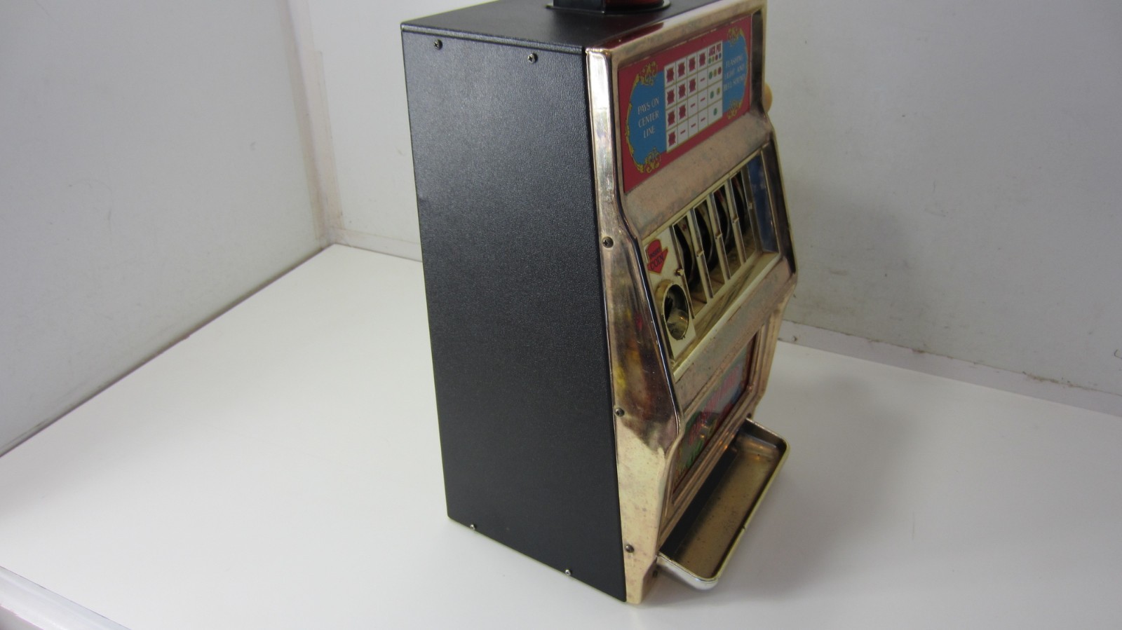 Parts or Repair: Waco Vintage Casino King Gambling Slot Machine Bank