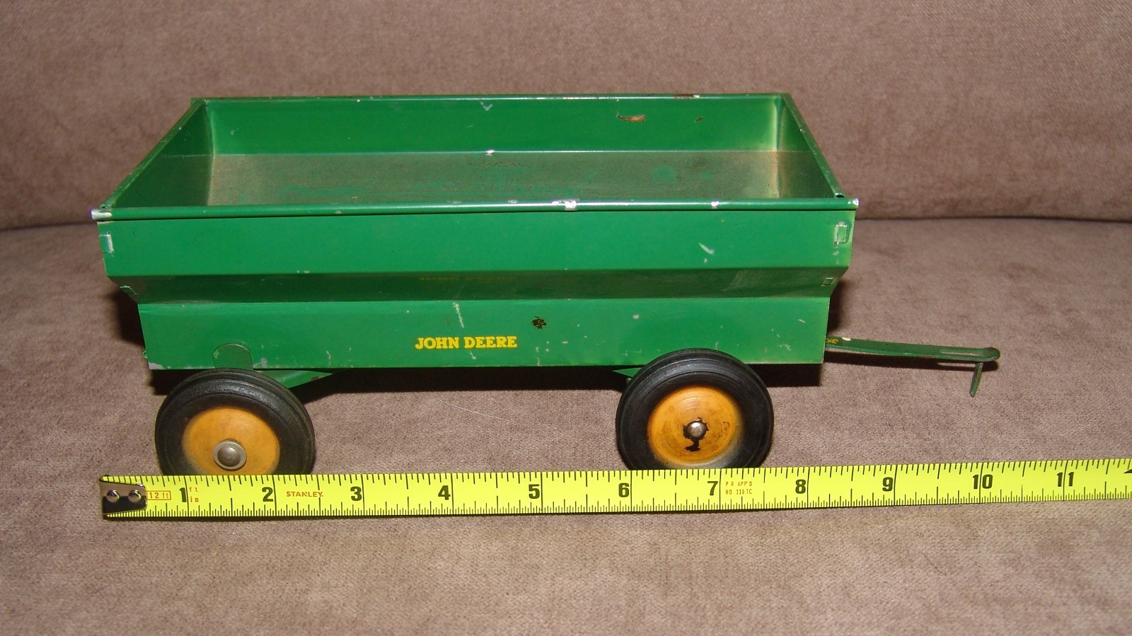 Vintage Toy John Deere Tractor Trailer Frame & Grain Box