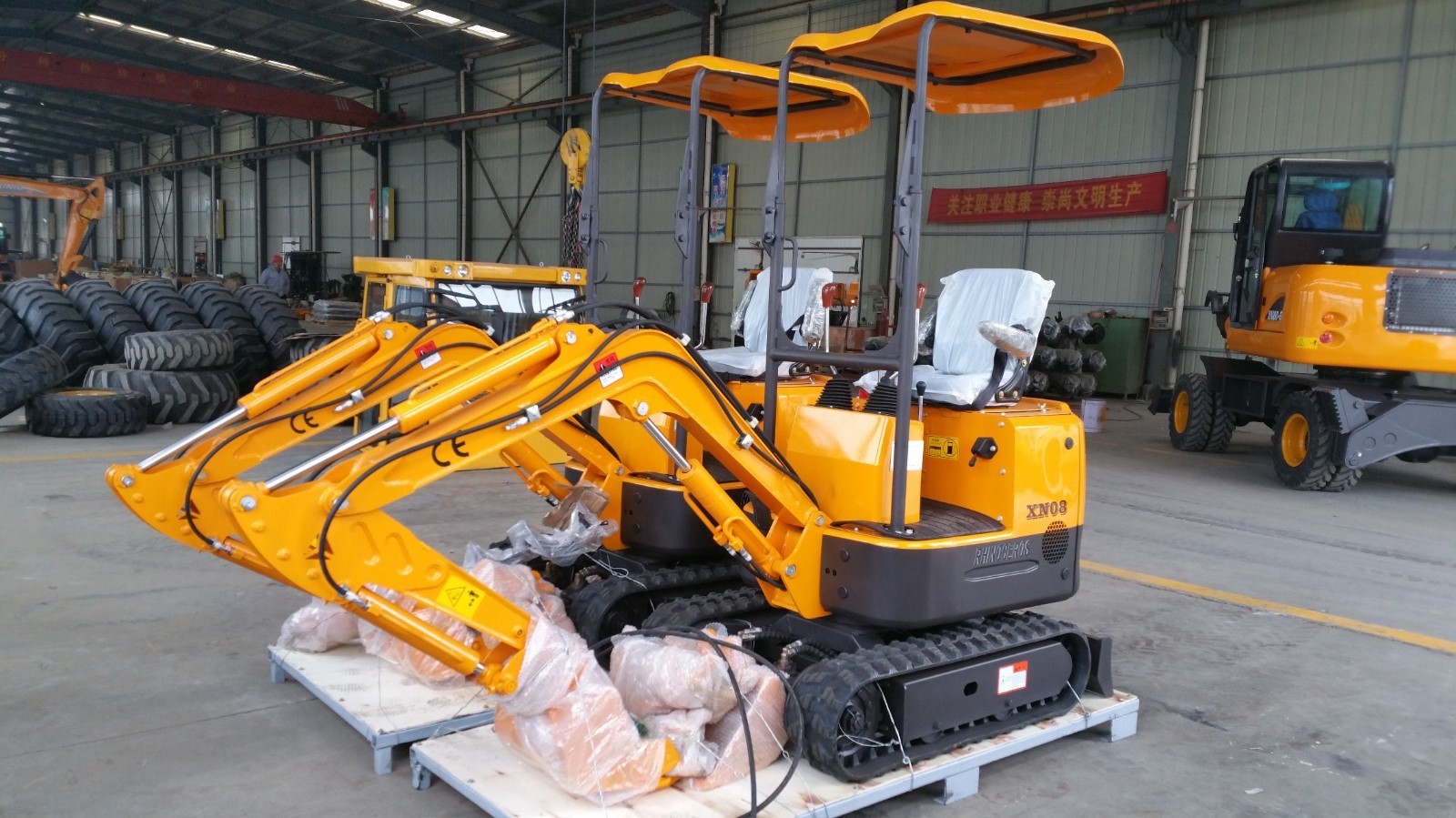 HADES HX10.1 Minibagger mit Knickmatik,verstellbarem