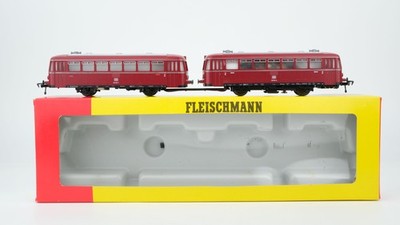 Fleischmann H0 4400 Schienenbus und Beiwagen BR 798 DB Gleichstrom Digital Railc