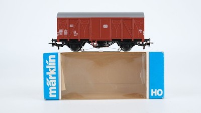 Märklin H0 4411 Gedeckter Güterwagen mit Schlusslicht DB
