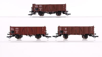 Brawa H0 Konvolut Güterwagen Hochbordwagen mit Bremserhaus 