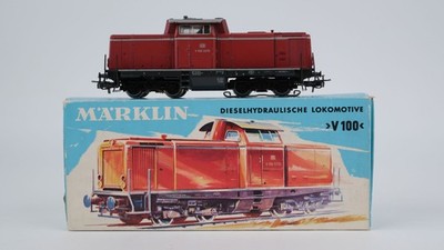 Märklin H0 3072 Diesellok BR V100 2215 DB Wechselstrom (Farbe blättert ab)