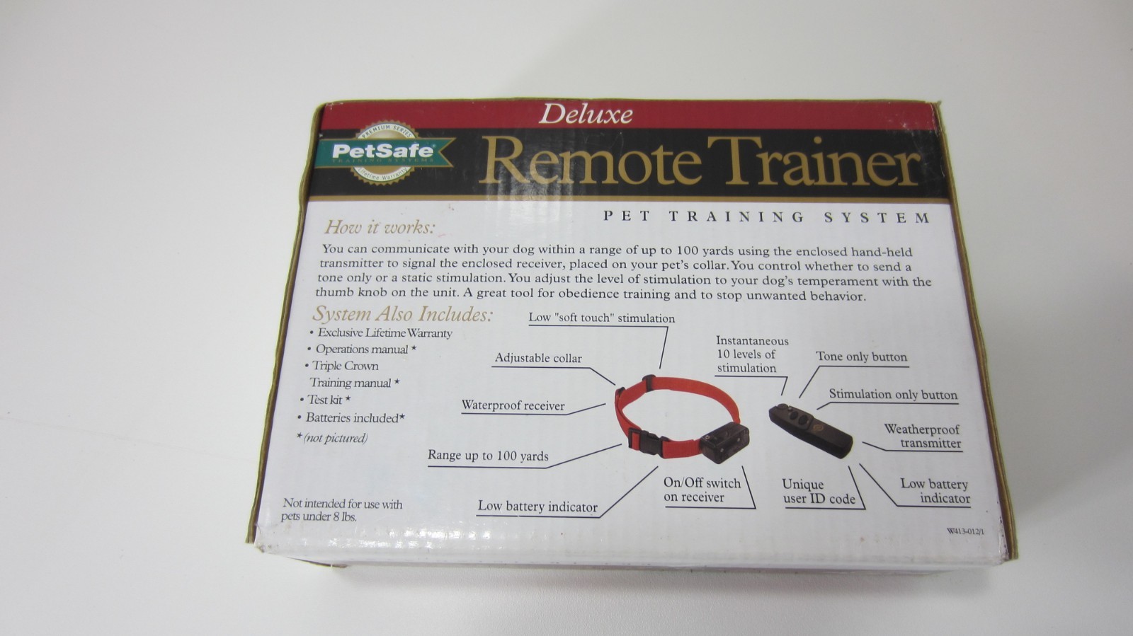 Petsafe Big Dog Remote Trainer PDBDT-305 - New, Sealed